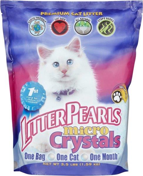 litter pearls crystal cat litter